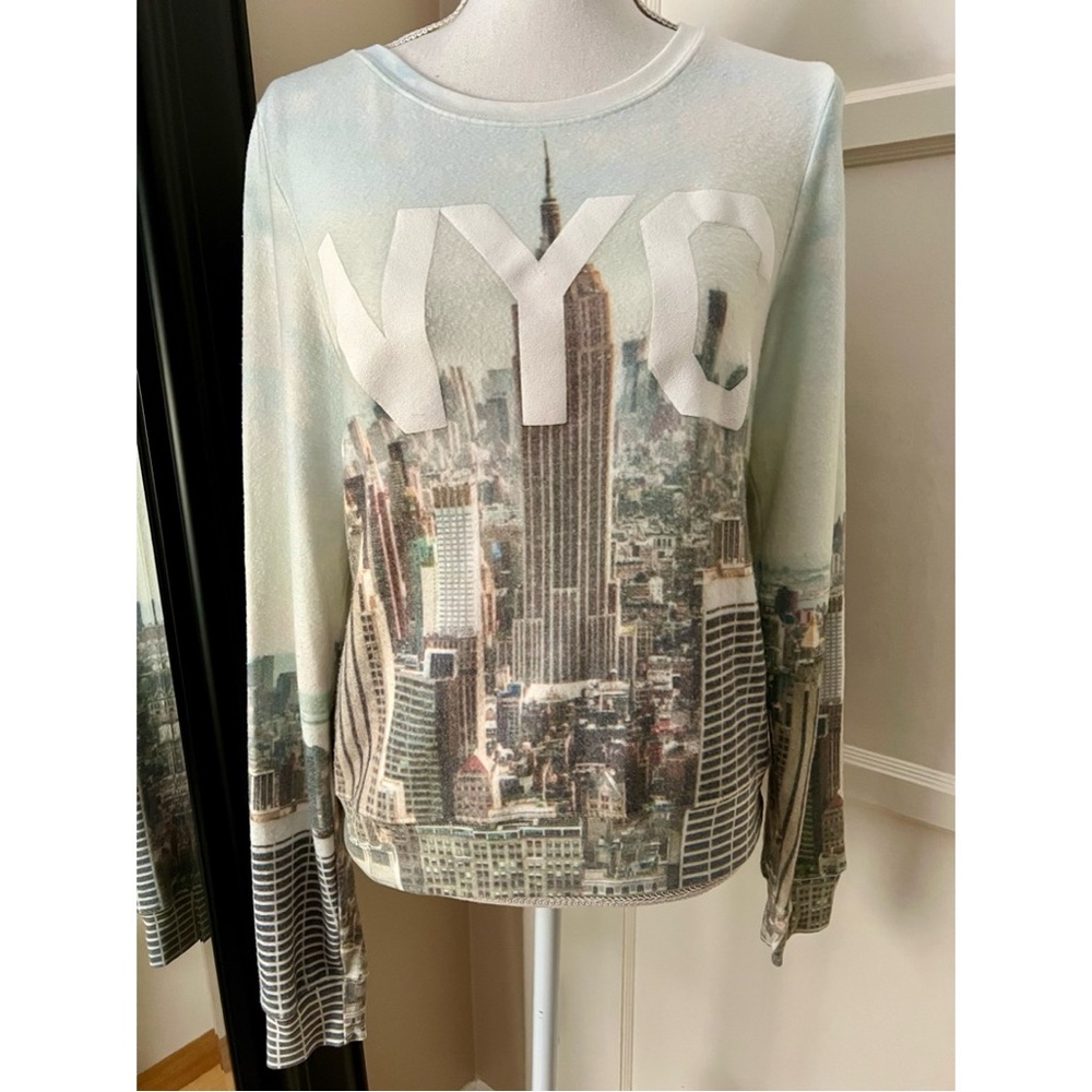 WILDFOX NYC Skyline Graphic Sweatshirt